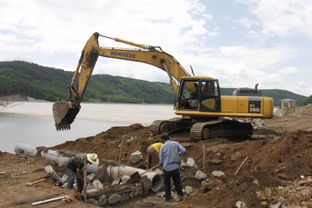 斗银水库建设工程施工正酣 大坝主体浇筑稳步推进